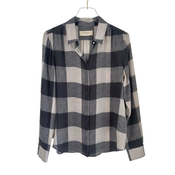 Weekend Max Mara Black and White Checkered Blouse - Picture 1 of 8